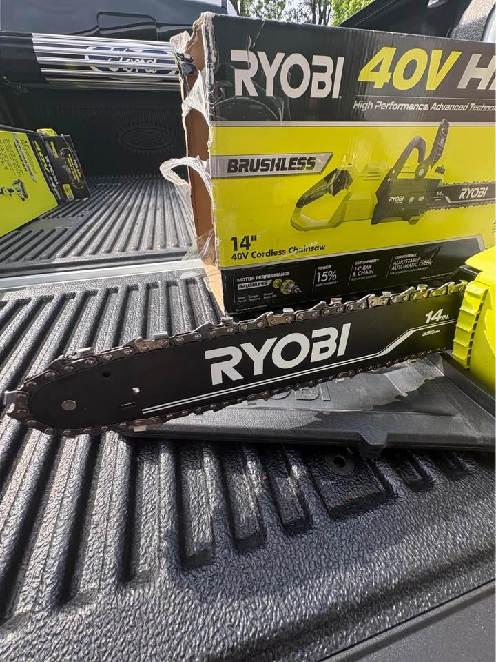 Brand New RYOBI 40V HP Brushless 14" Chainsaw - Tool Only - photo 3