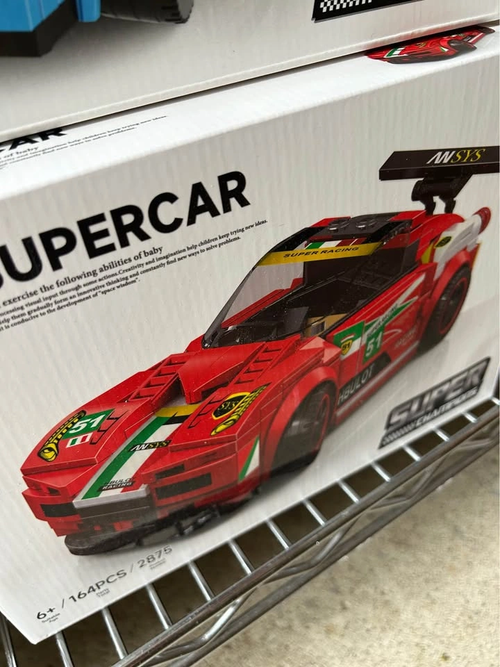 LEGO Compatible Racing Car Building Blocks - photo 2