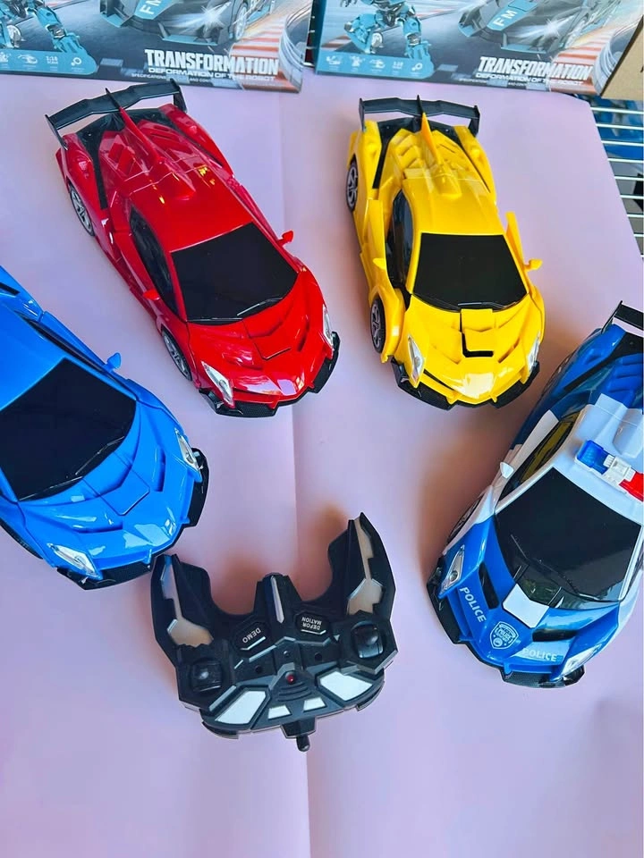 Remote Control Transforming Robot Car – RC Toy Vehicle