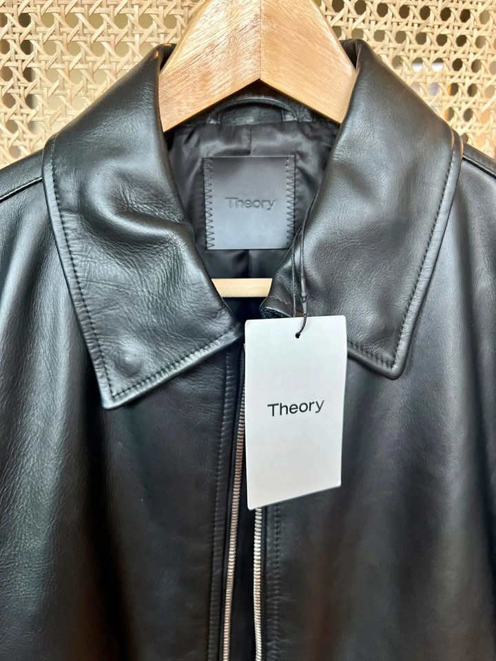 Theory Leather Jacket Small Brand New