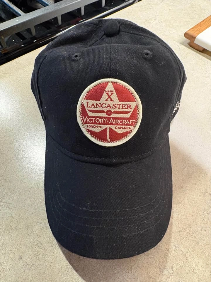Vintage-Style Adult Red Canoe Victory Aircraft Lancaster Cap - photo 4