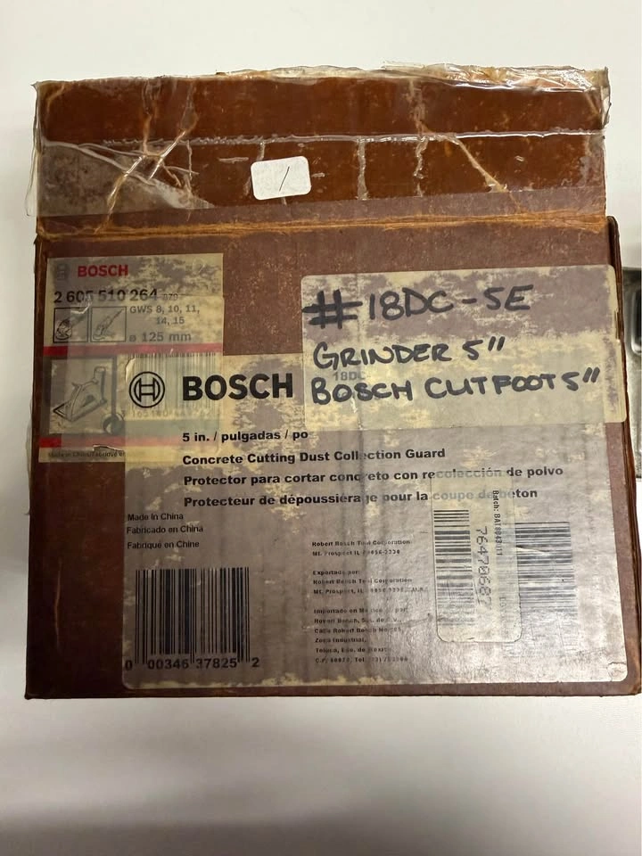 Concrete cutting dust collection guard 5” - photo 3