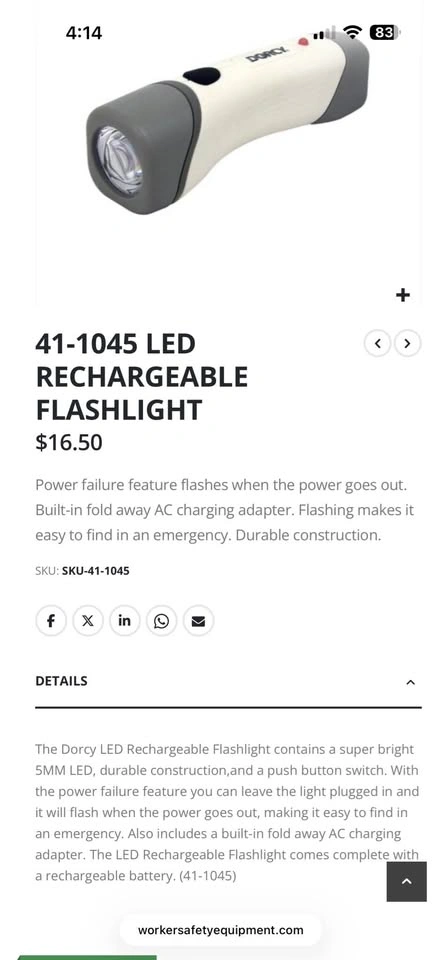 LED flashlight - photo 3