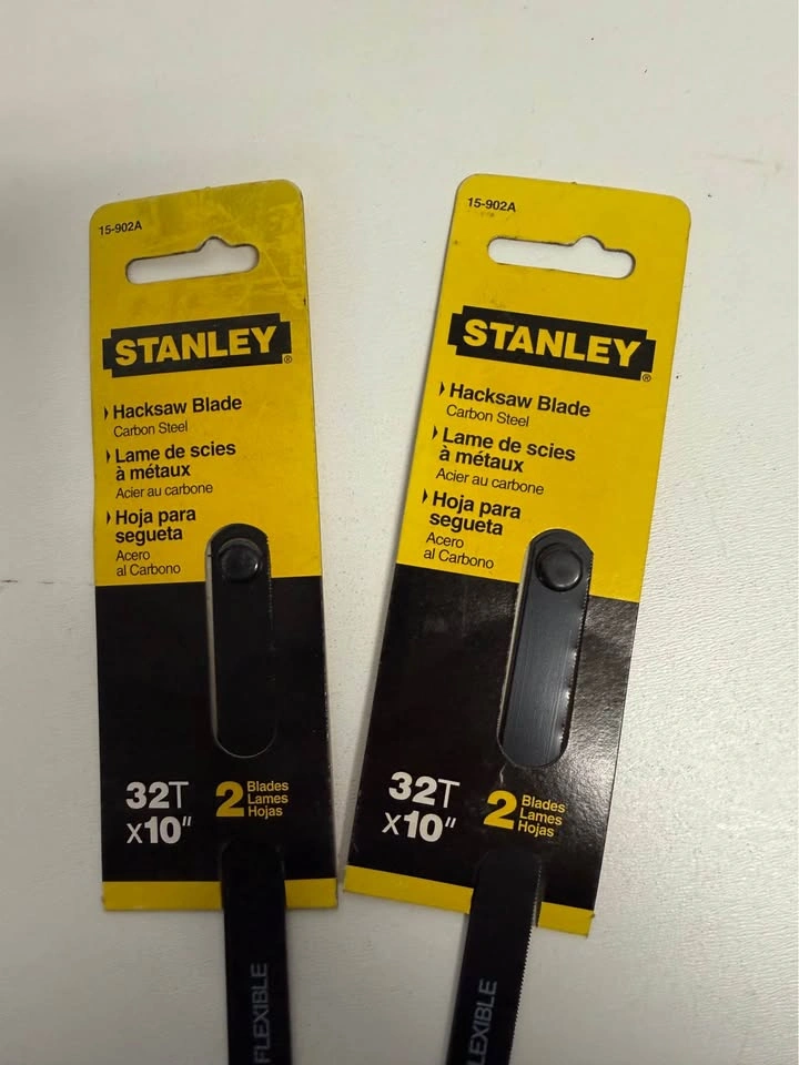 Stanley Hacksaw Blades 32T x 10" - 4 Blades Total - photo 2