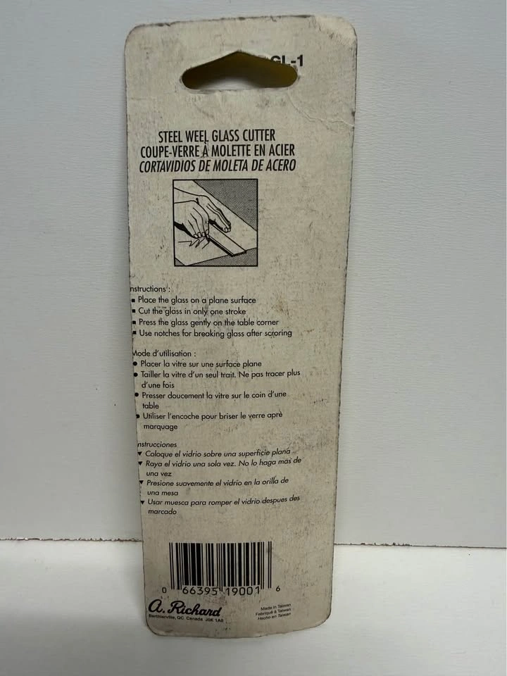 Richard GL-1 Steel Wheel Glass Cutter - photo 2
