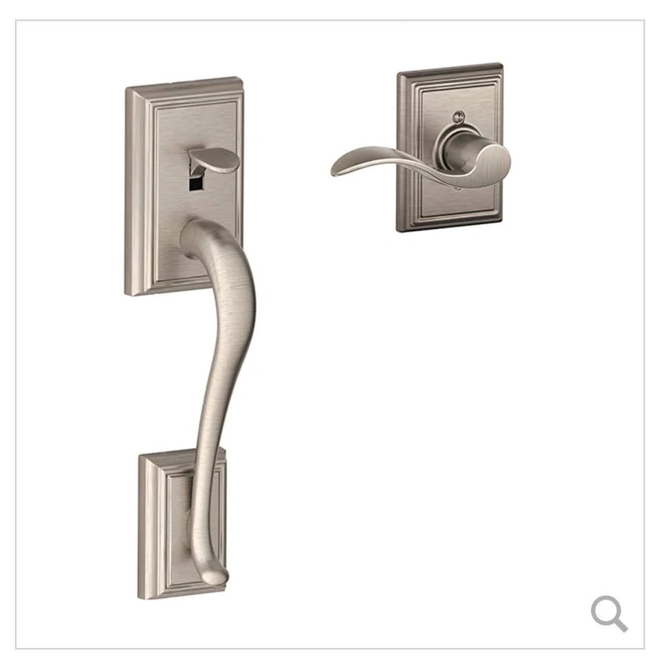 Front entry door handle set