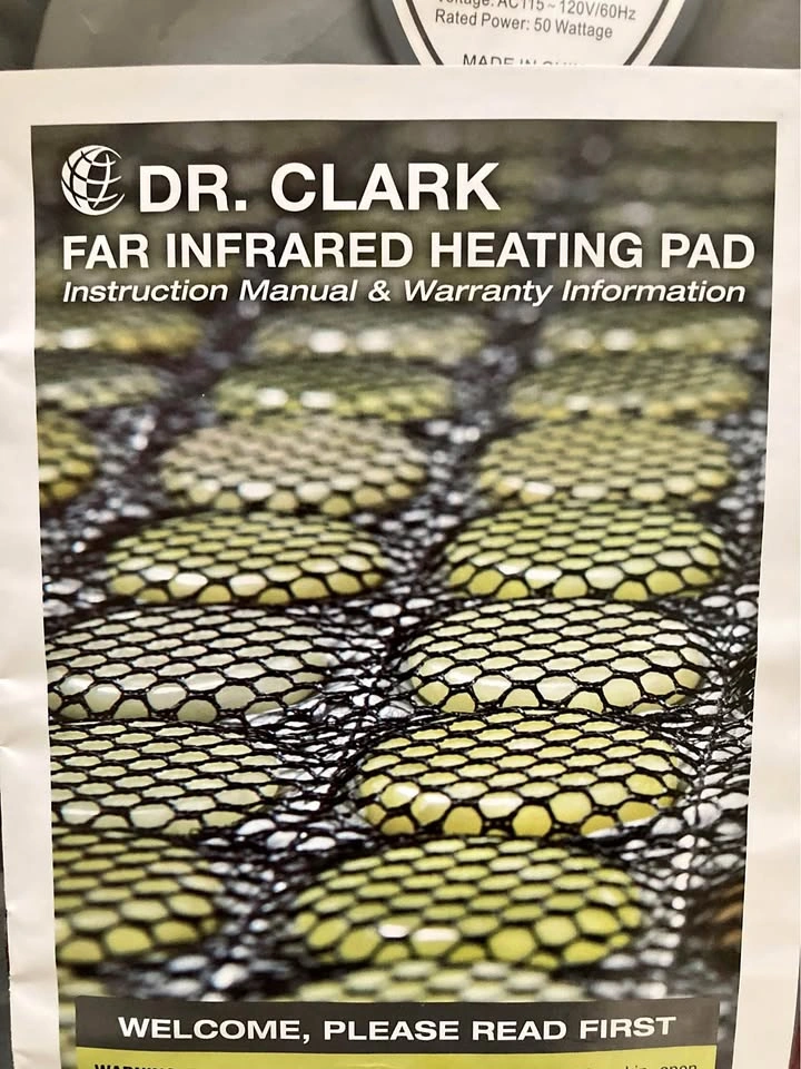 Dr Clark infrared heating pad