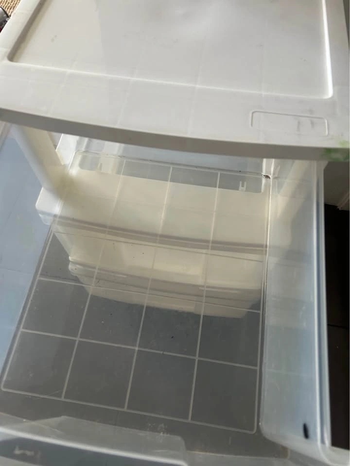 Sturdy 3-Drawer Plastic Storage Cart with Wheels - photo 3