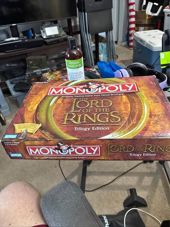 Monopoly and Risk Lord of the Rings Edition