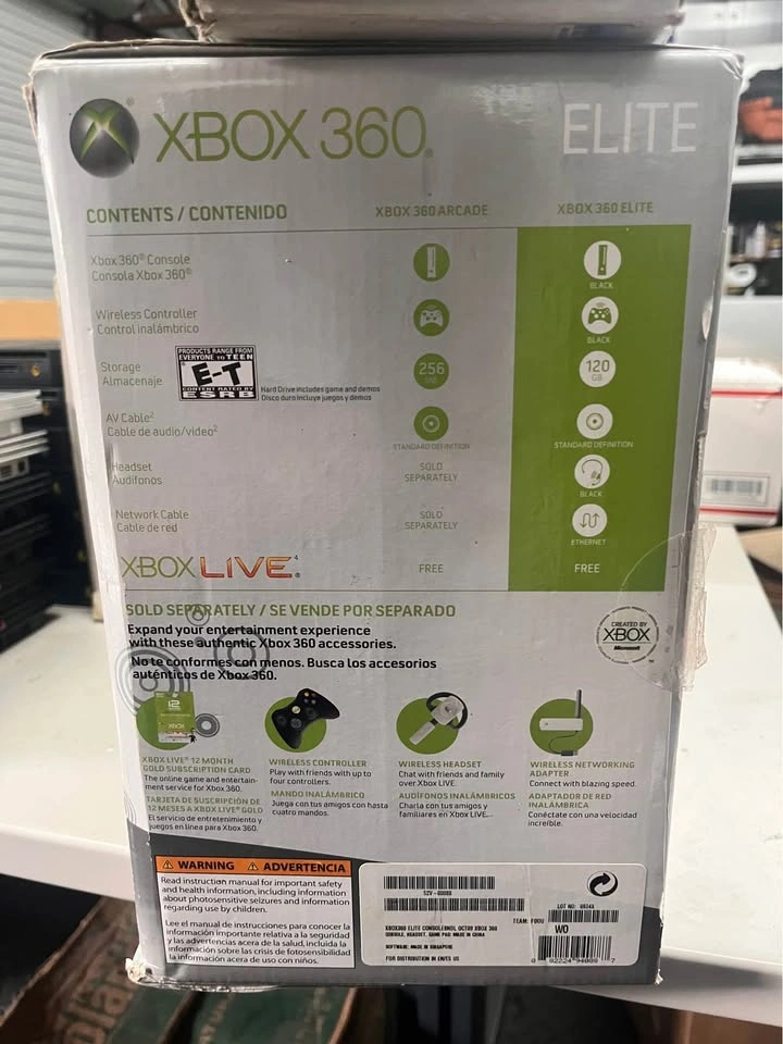 Xbox 360 Elite Bundle + Kinect Sensor Bar - photo 2