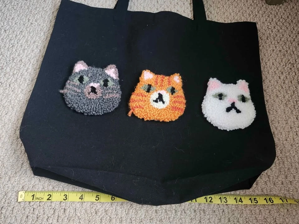 NEW handmade Cat tote bag - photo 2