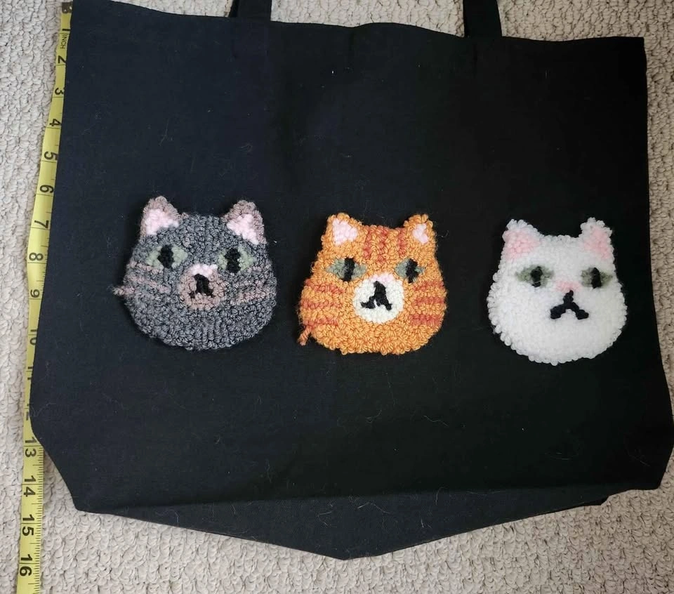 NEW handmade Cat tote bag - photo 5