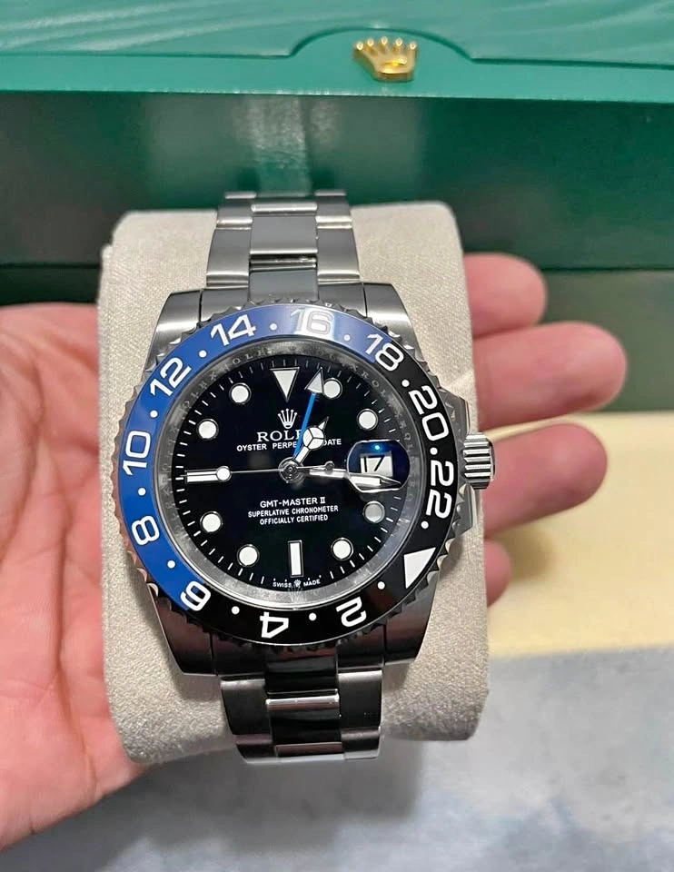Rolex Batman GMT Master || With oyster bracelet