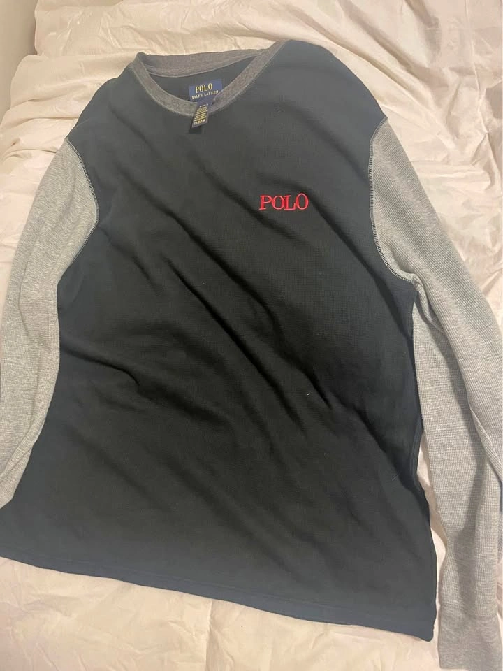 Polo Ralph Lauren Waffle Knit Long Sleeve Shirt