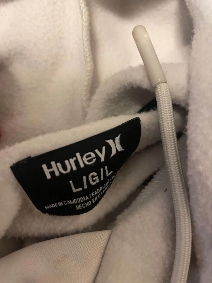 Hurley light beige hoodie Large - photo 2