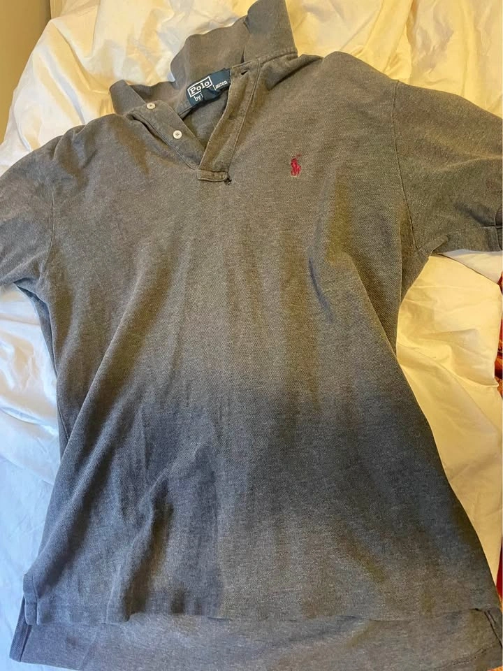 Polo Ralph Lauren Grey Polo Shirt M