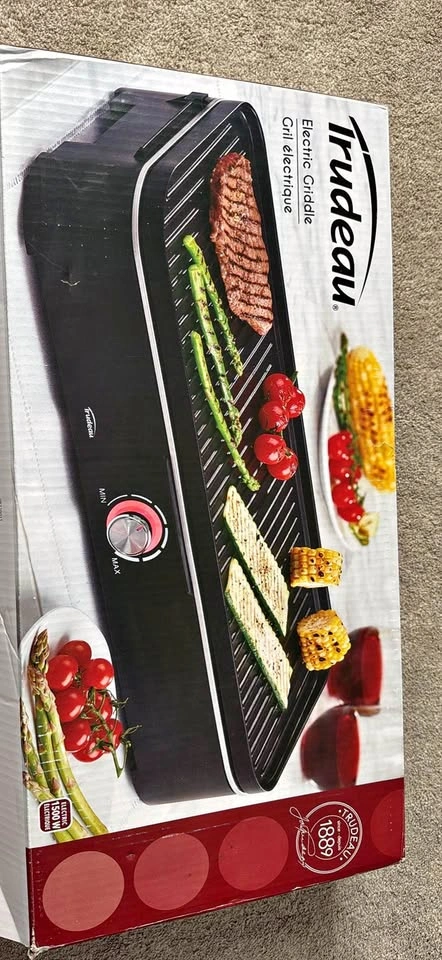 Brand New Trudeau Electric Grill – Unused & In Box