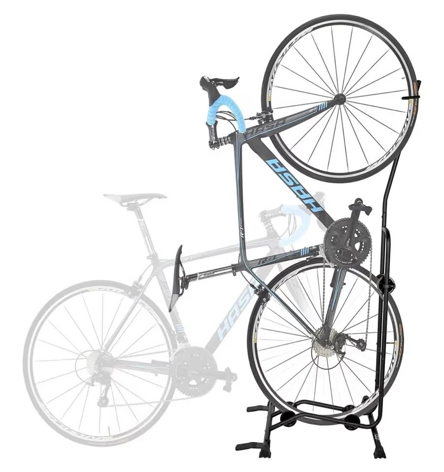 Upright Bike Stand – Vertical & Horizontal Storage (Like New)