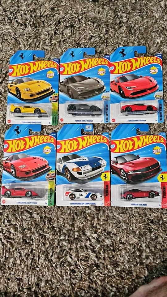 Ferrari Hot Wheels Mainline Lot