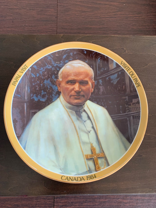 Viletta Pope John Paul II Commemorative Plate