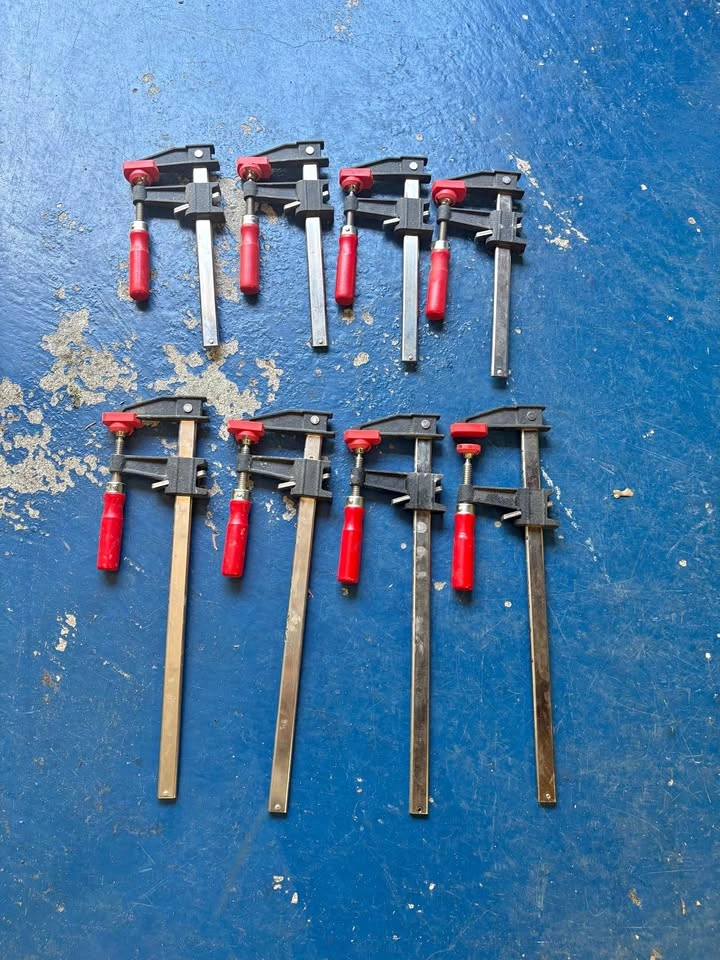 Bessey 8-Piece Clutch Style Bar Clamp Set (F-Clamps)