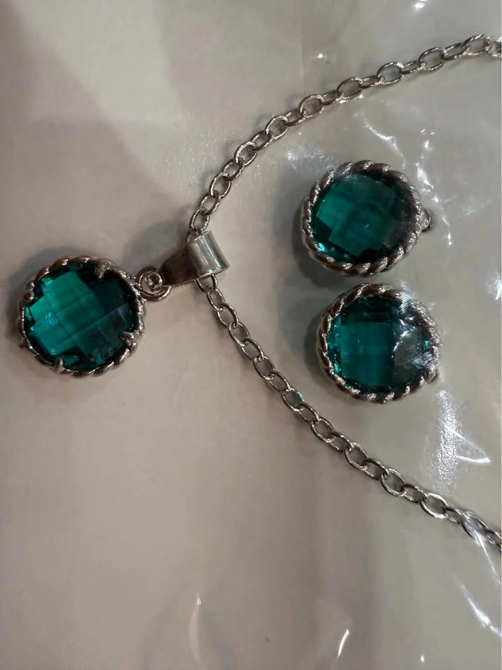 EFFY Necklace & Earrings Set Swiss Blue Topaz Sterling Silver - photo 2