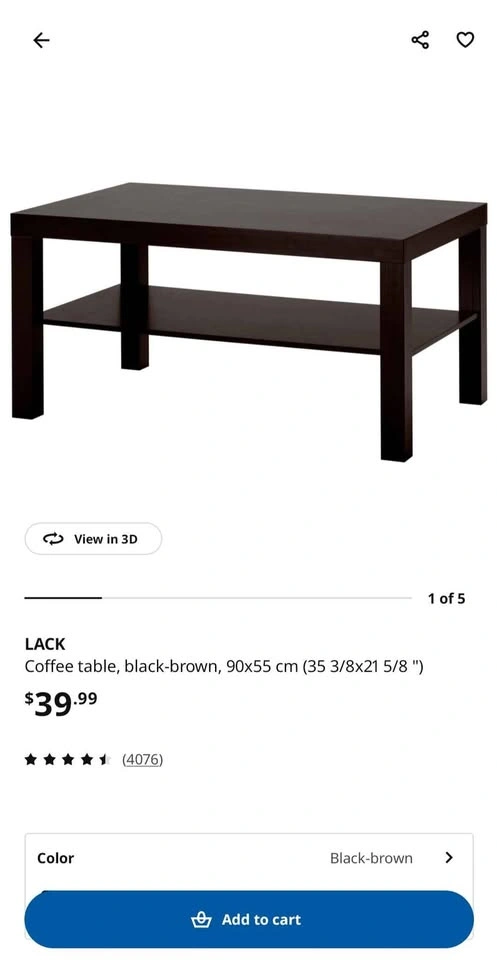 Modern Coffee Table – Excellent Condition - photo 3