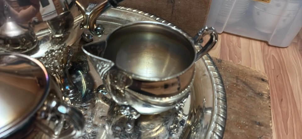 Vintage Silver plated tea set - photo 3