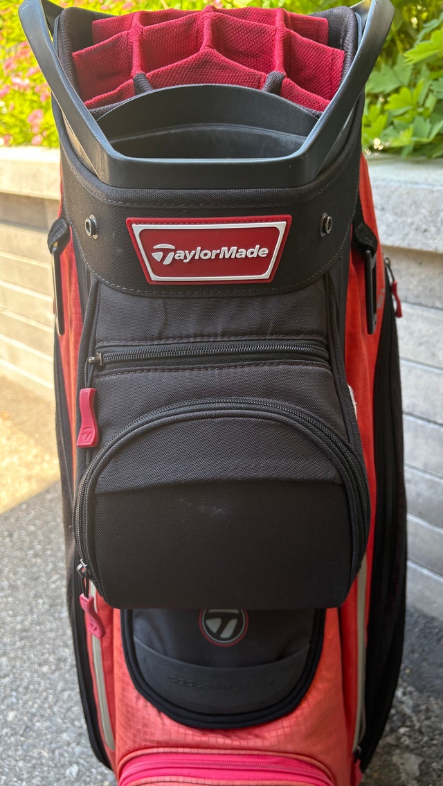 Used Taylormade SUPREME 14-WAY CART BAG