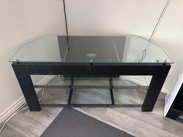 Large corner glass TV Stand - photo 2