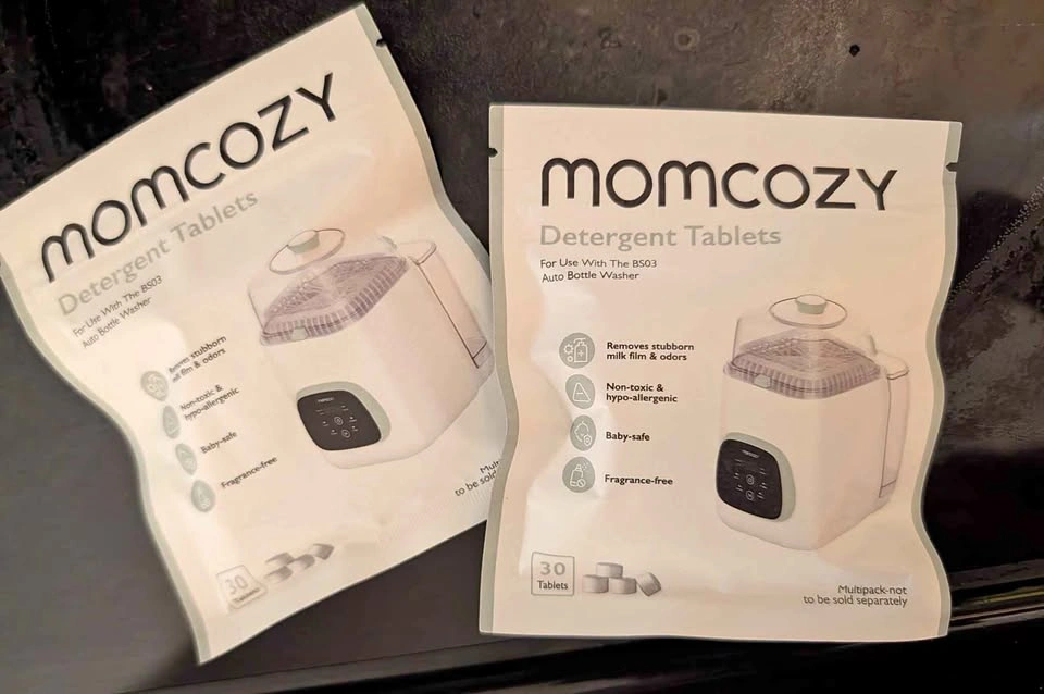 Momcozy Detergent Tablets for Auto Bottle Washer 2-Pack