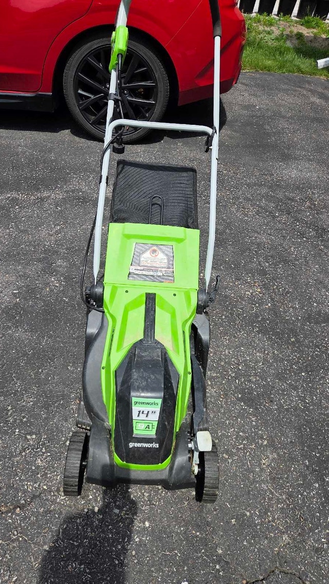 Greenworks 14-Inch 9 Amp Corded Lawn Mower - photo 3