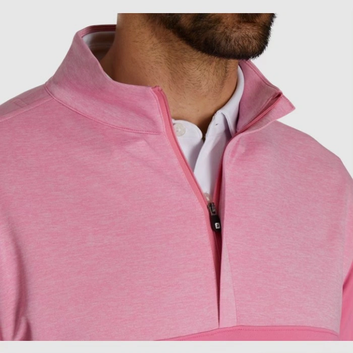 FootJoy Heather Yoke Half-Zip Midlayer Rose Large - photo 2