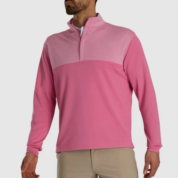 FootJoy Heather Yoke Half-Zip Midlayer Rose Large - photo 4