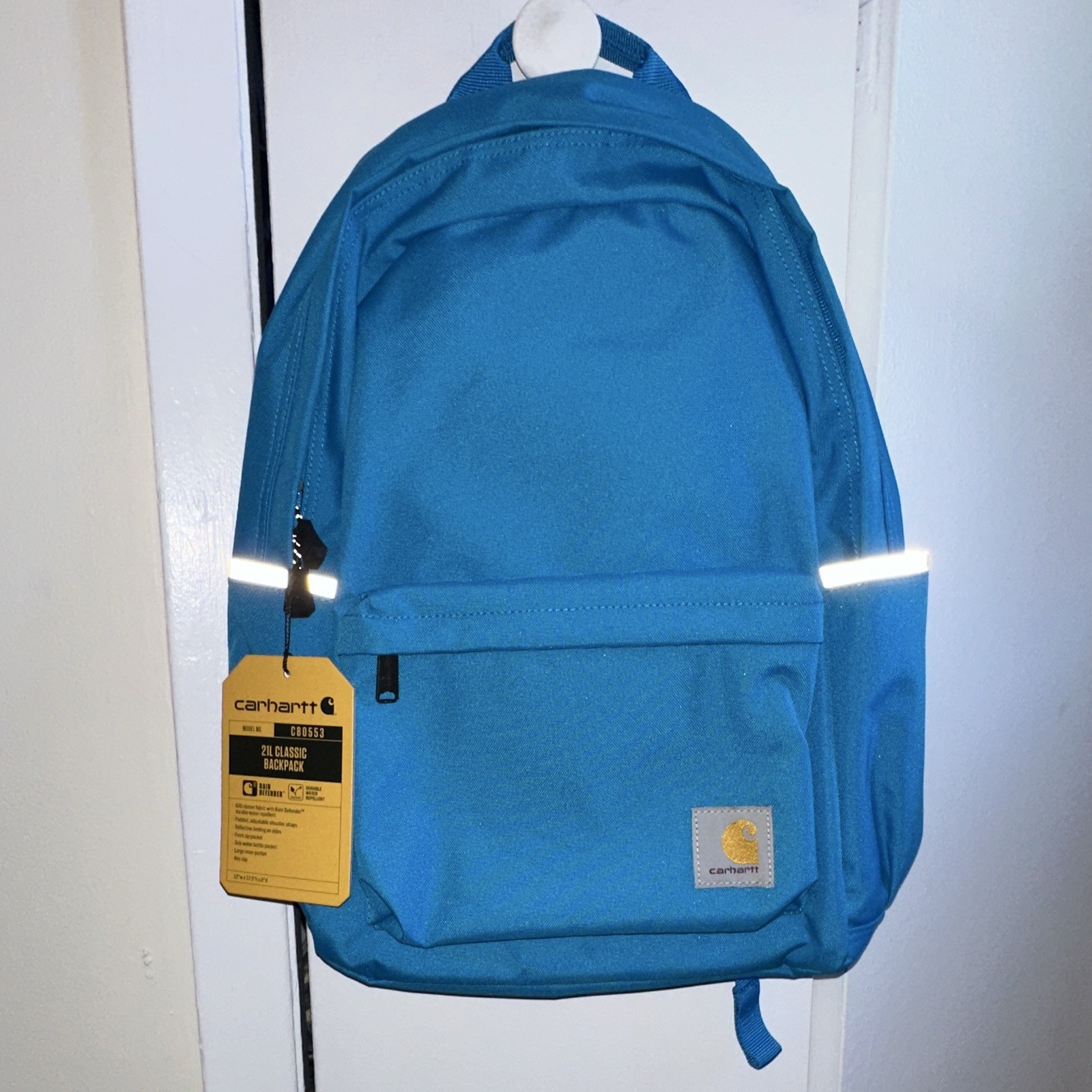 Carhartt 21L Classic Backpack Blue Water Resistant Fits 15" Lapt