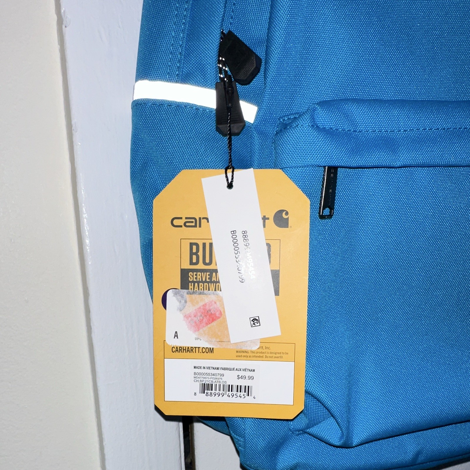 Carhartt 21L Classic Backpack Blue Water Resistant Fits 15" Lapt - photo 3