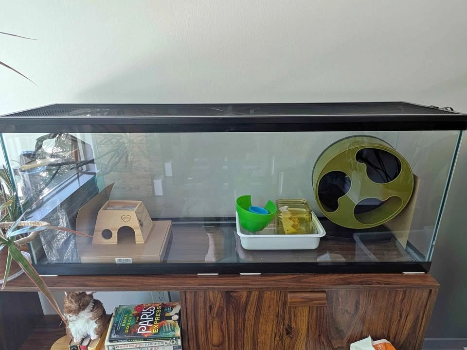 Small Animal Aquarium + Accessories