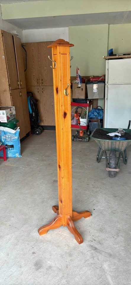 Older Wood Style Coat Hanger