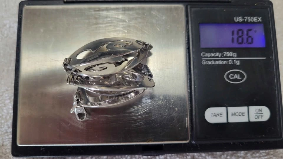 Nice 7" Ladies Arezzo Unoaerre Solid Sterling Silver Bracelet - photo 2