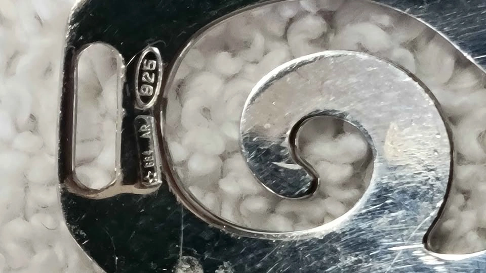 Nice 7" Ladies Arezzo Unoaerre Solid Sterling Silver Bracelet - photo 3