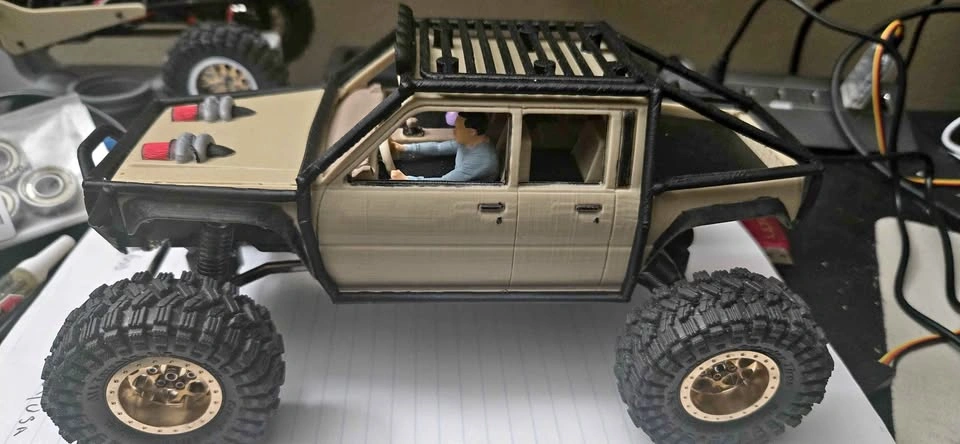 ⚽Scx24 fully upgraded gladiator wheelbase with 3D printed body