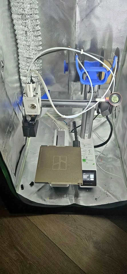⚽A1 mini 3d printer with tent and exhaust fan