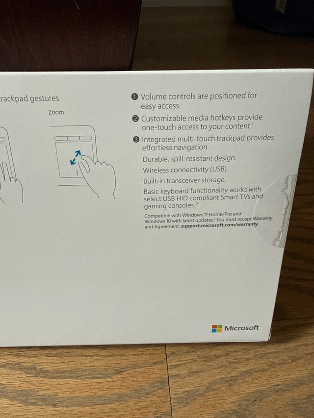 Microsoft All-in-One Media Keyboard - photo 5