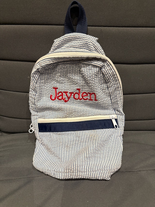 Seersucker Backpack