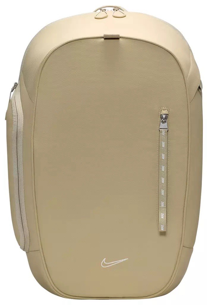 Nike 21L Beige Backpack Solid Zip Adjustable Strap Men's Travel - photo 3