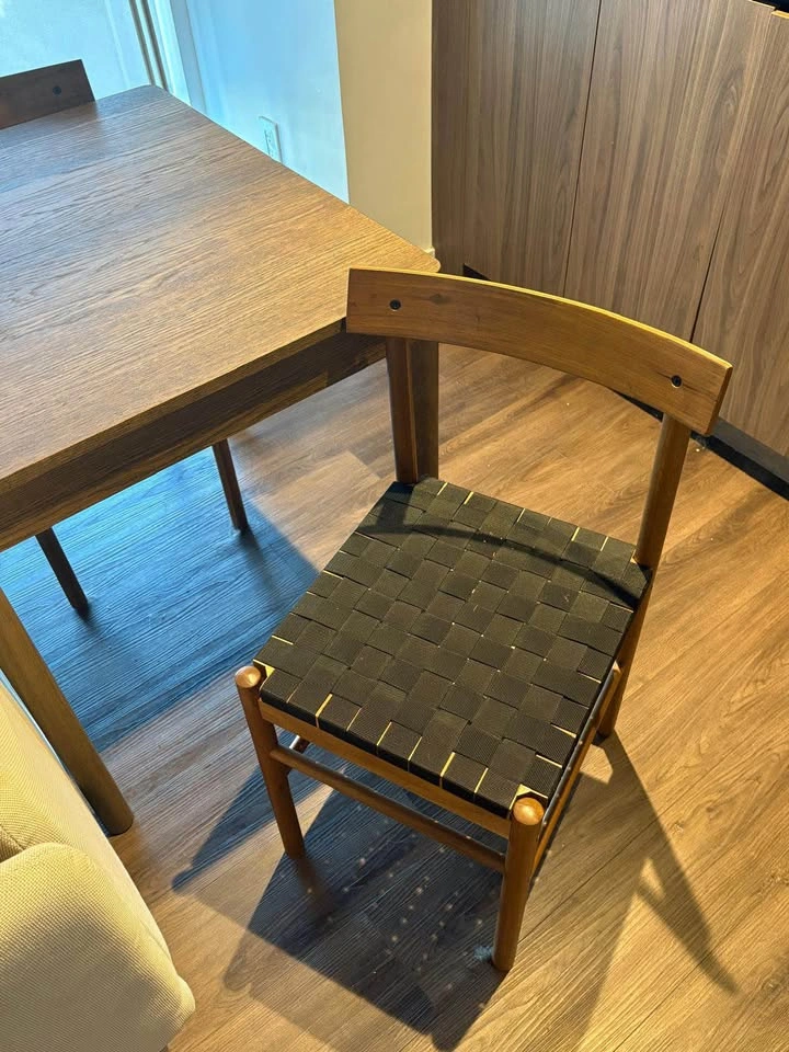 IKEA TONSTAD Extendable Dining Table + 2 IKEA NACKANÄS Chairs - photo 2