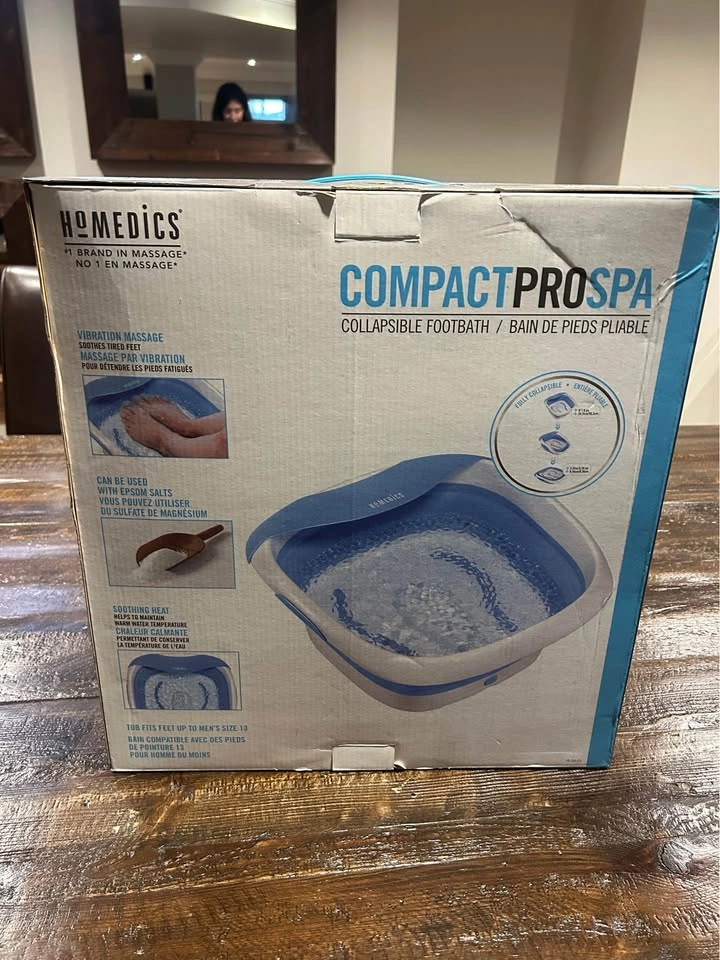 HoMedics Compact Pro Spa Collapsible Footbath - photo 3