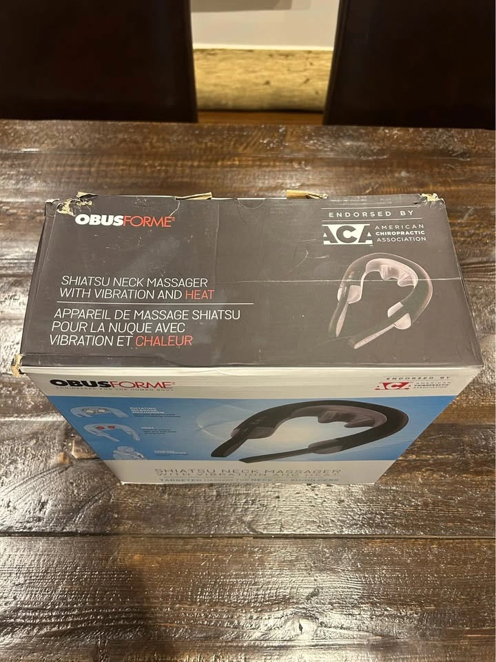 ObusForme Shiatsu Neck Massager with Vibration and Heat - photo 2