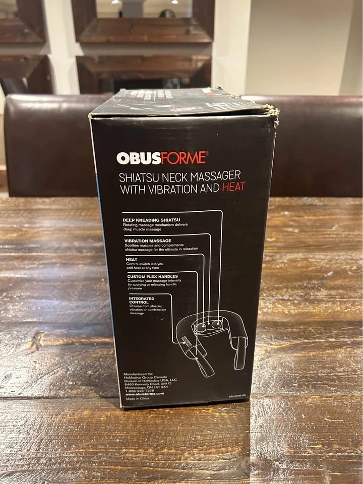 ObusForme Shiatsu Neck Massager with Vibration and Heat - photo 3