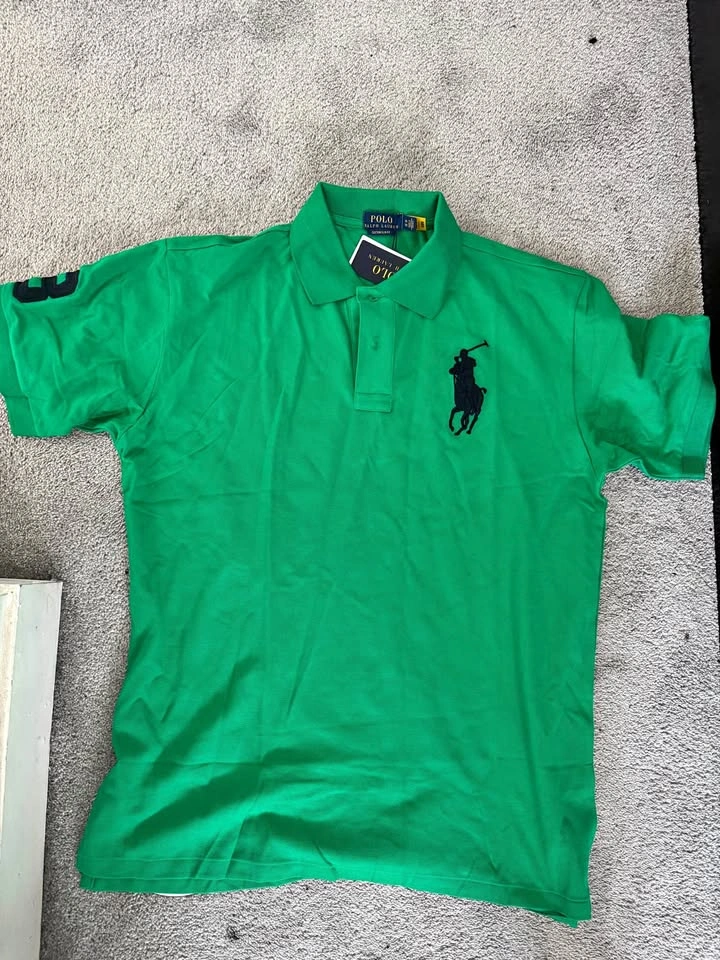 Green polo T shirt